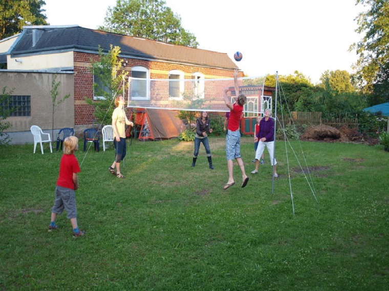 Volleybalnet buiten